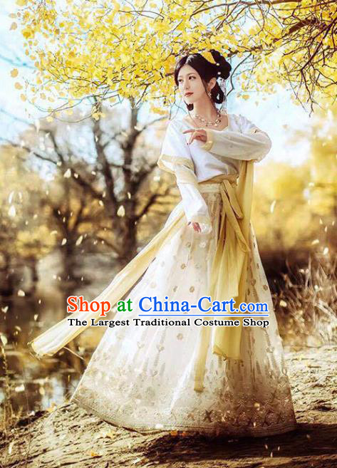 China Classical Dance Clothing Ancient Tang Dynasty Palace Princess Historical Costumes