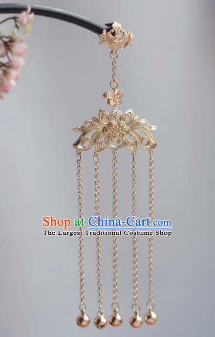 Chinese Traditional Bells Tassel Accessories Cheongsam Brooch Jewelry Handmade Breastpin Pendant