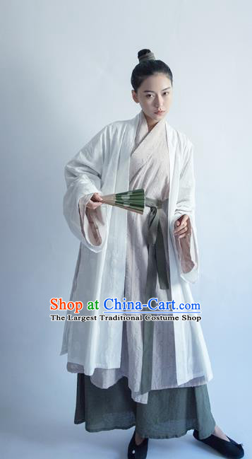 China Ancient Female Swordsman Hanfu Clothing Traditional Song Dynasty Historical Costumes Full Set