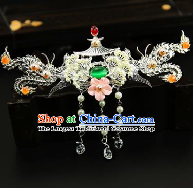 Chinese Classical Dance Hair Accessories Ancient Princess Tassel Hairpins Hair Crown for Women