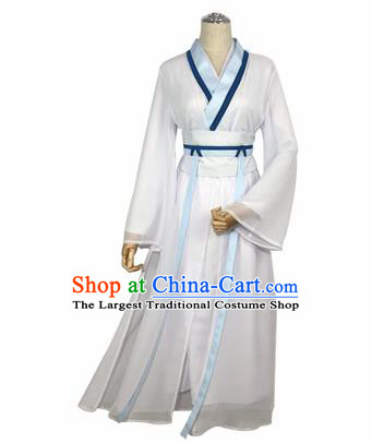 Chinese Cosplay Drama Madam White Snake Dress Traditional Ancient Swordsman Costume for Women