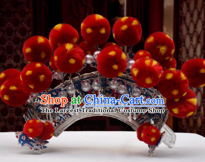 Chinese Traditional Goddess Phoenix Coronet Bodhisattva Hat Hair Accessories