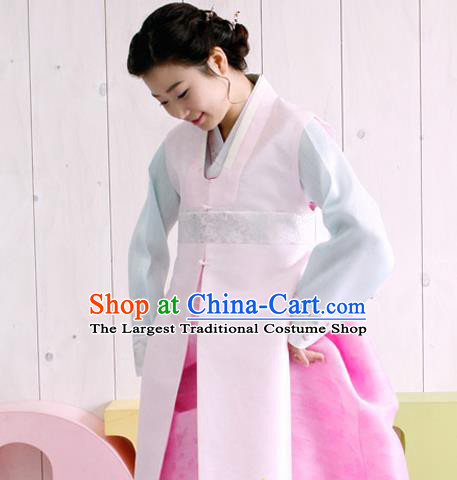 Korean Traditional Bride Mother Hanbok Garment Long Vest Asian Korea Fashion Costume for Women