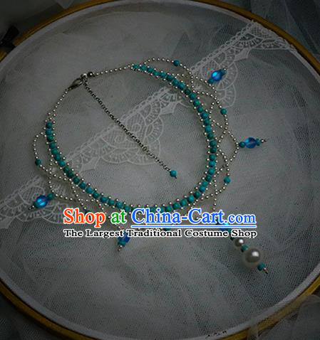 Chinese Traditional National Necklace Handmade Hanfu Necklet Accessories for Women