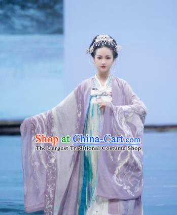 Traditional Chinese Ancient Imperial Consort Embroidered Dress Tang Dynasty Royal Princess Costumes for Women