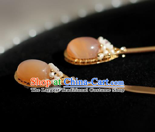 Chinese Handmade Ming Dynasty Princess Hairpins Ancient Hanfu Hair Accessories for Women