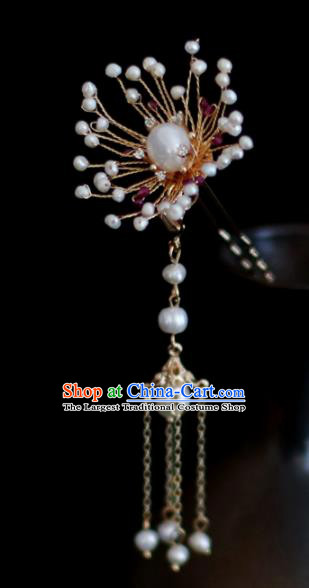 Chinese Handmade Tang Dynasty Princess Tassel Hairpins Ancient Hanfu Hair Accessories for Women