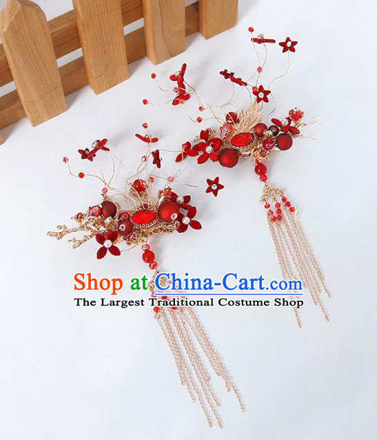 Traditional Chinese Hanfu Hair Claws Handmade Ancient Princess Hair Accessories for Women