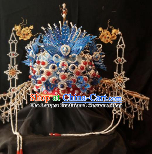 Traditional Chinese Ming Dynasty Empress Phoenix Coronet Hairpins Ancient Court Queen Hair Accessories for Women