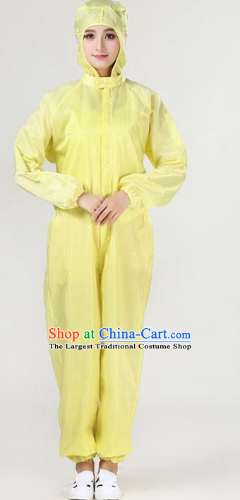 Medical Grade Yellow Disposable Isolation Clothing to Avoid Coronavirus Medical Protection Suit