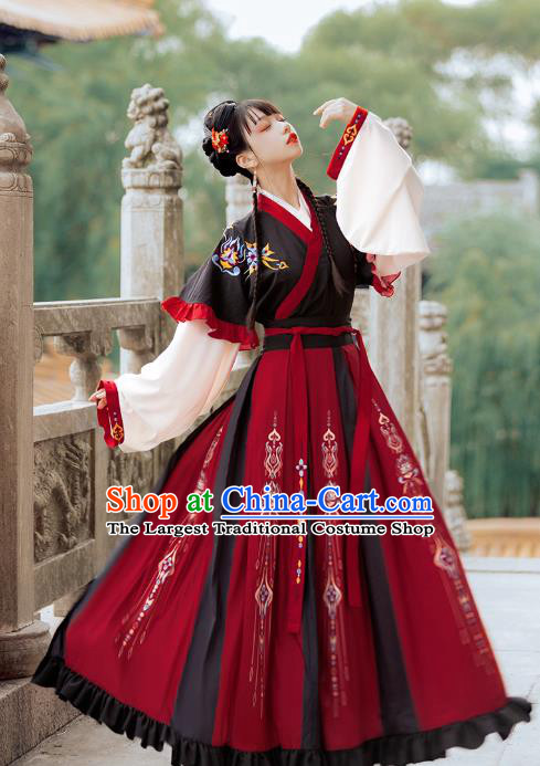 Traditional Chinese Jin Dynasty Royal Infanta Hanfu Dress Ancient Palace Princess Costumes for Women