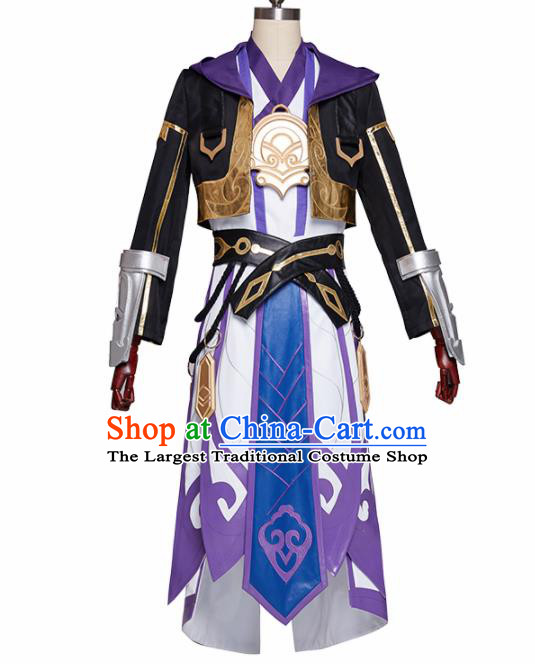 Chinese Traditional Cosplay Monkey King Sun Wukong Clothing Ancient Swordsman Costumes for Men