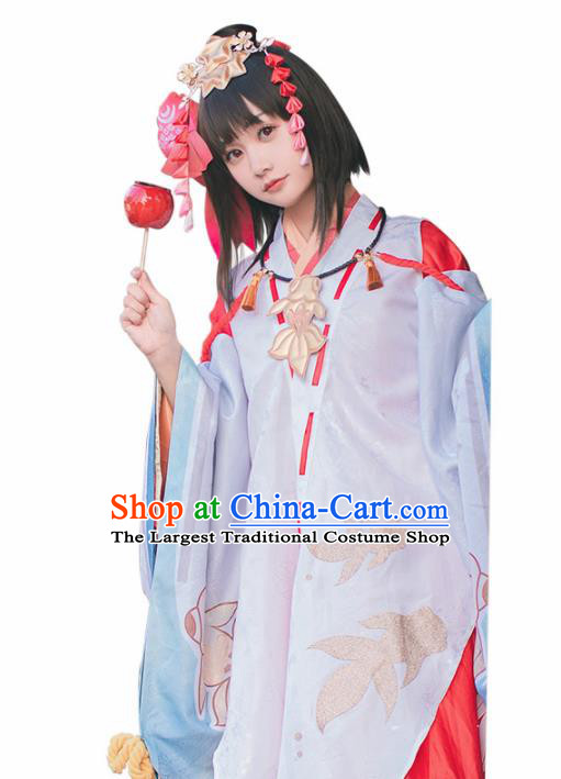 Japanese Traditional Cosplay Geisha Kimono Dress Japan Onmyoji Costumes for Women