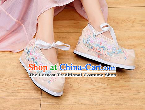 Asian Chinese Traditional Wedding Satin Shoes Embroidered Shoes Opera Shoes Hanfu Shoes for Women