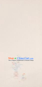 Traditional Chinese Orchid Vase Pattern Letter Paper Handmade The Four Treasures of Study Writing Batik Art Paper