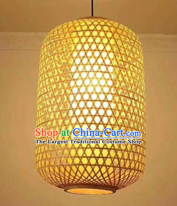 Chinese Traditional Handmade Bamboo Weaving Lanterns Hanging Lantern Lamp