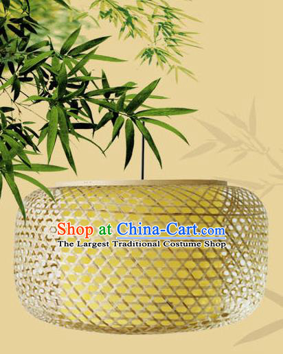 Traditional Chinese Bamboo Weaving Hanging Lanterns Handmade Lantern Scaldfish Lamp