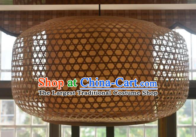 Chinese Traditional Handmade Bamboo Weaving Lanterns Hanging Lantern Parchment Lamp