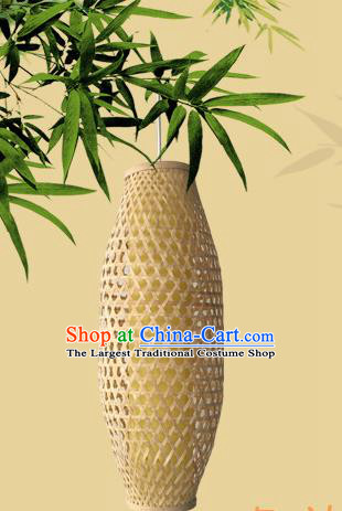 Traditional Chinese Countryside Handmade Hanging Lanterns Palace Lantern Bamboo Art Scaldfish Lamp