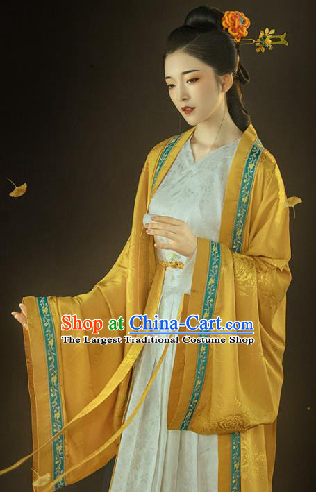 Chinese Ancient Patrician Lady Hanfu Dress Traditional Song Dynasty Court Princess Costumes for Women