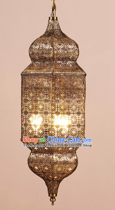 Asian Traditional Iron Ceiling Lantern Thailand Handmade Lanterns Hanging Lamps