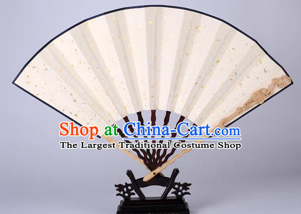 Traditional Chinese Handmade Carving Plum Paper Folding Fan China Accordion Fan Oriental Fan