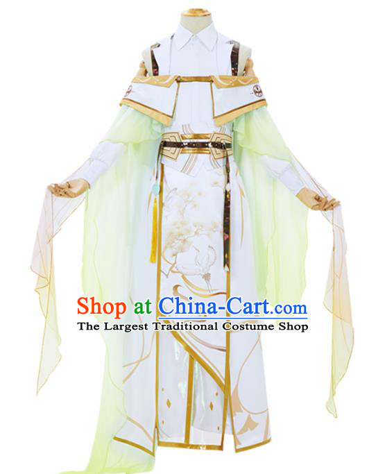 Traditional Chinese Cosplay Knight Costume Ancient Swordsman Hanfu Clothing for Men