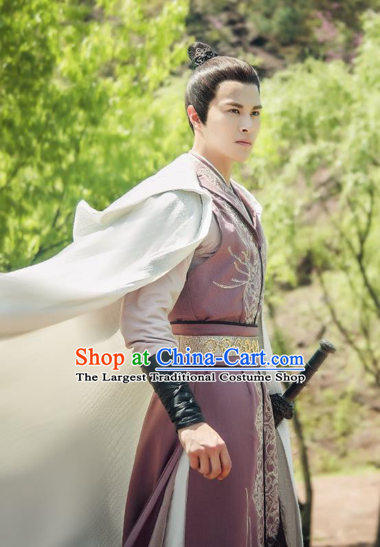 Chinese Ancient Qin Dynasty Prince Zhao Pan Historical Drama A Step Into The Past Costume for Men