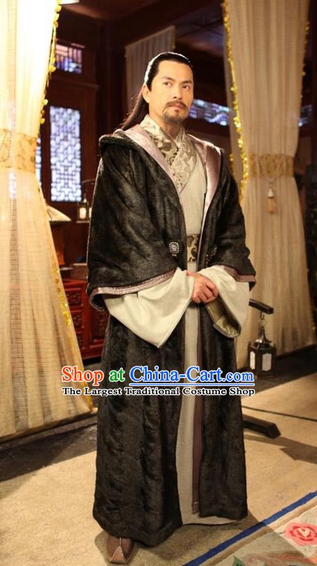 Chinese Ancient Yunnan Costumes Apparels Garment Drama Turbulence of the Mu Clan Ethnic Royal Highness Mu Qing Clothing and Headwear