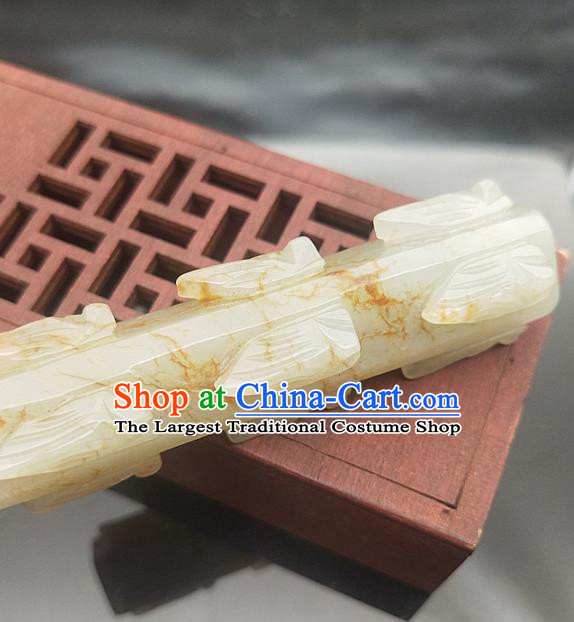 Chinese Handmade Jade Accessories Handgrip Craft Jade Jewelry Carving Jade Pendant