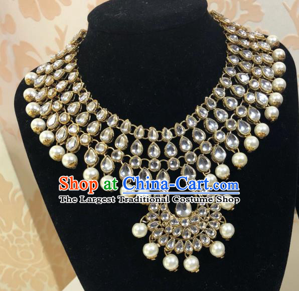 Indian Traditional Wedding Necklace Asian India Bride Jewelry Accessories for Women