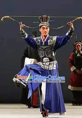 Chinese Kun Opera Confucius Young Man Prince Costumes and Headwear Kunqu Opera Xiaosheng Garment Apparels