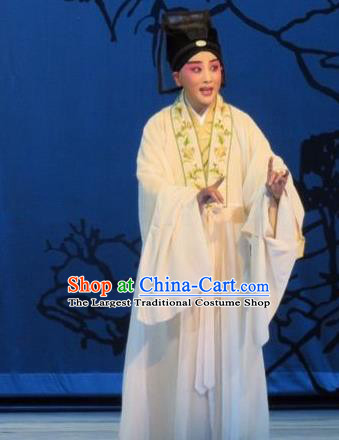 Liang Xiao Chinese Ping Opera Young Male Costumes and Headwear Pingju Opera Xiaosheng Apparels Scholar Di Renjie Niche Clothing