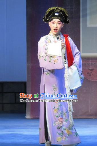 Chinese Ping Opera Niche Costumes and Headwear Yu Gong Case Pingju Opera Xiaosheng Li Jinlu Apparels Scholar Clothing