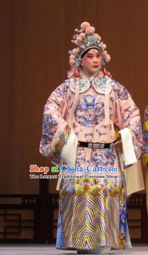 The Arrogant Princess Chinese Ping Opera Prince Consort Costumes and Headwear Pingju Opera Young Man Apparels Clothing