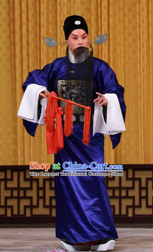 Tai Bai Drunk Chinese Peking Opera Official Li Bai Apparels Costumes and Headpieces Beijing Opera Elderly Male Garment Poet Clothing