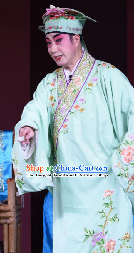 Ni Bi Tower Chinese Sichuan Opera Scholar Xu Shouqin Apparels Costumes and Headpieces Peking Opera Young Male Garment Clothing