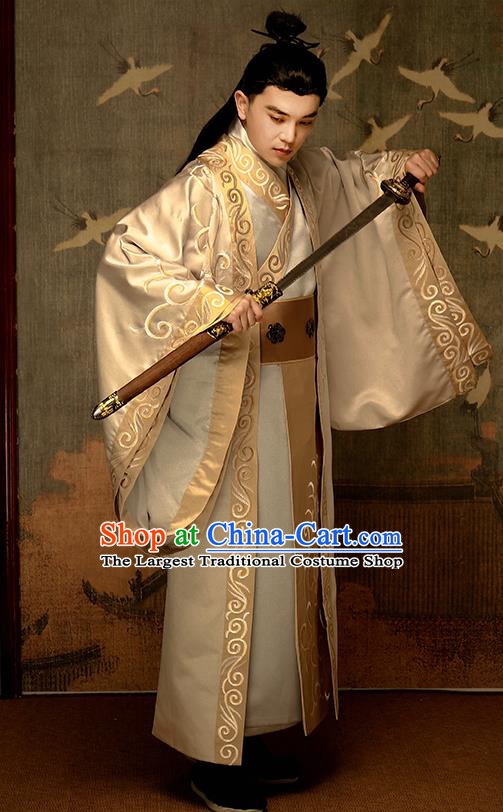 Chinese Traditional Ming Dynasty Nobility Childe Hanfu Clothing Ancient Drama Swordsman Garment Royal Prince Historical Costumes