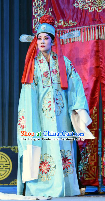 Chinese Sichuan Opera Young Male Shi Huaiyu Apparels Costumes and Headpieces Peking Opera Xiaosheng Garment Swordsman Clothing