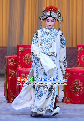 Xin An Yi Chinese Peking Opera Niche Xiaosheng Garment Costumes and Headwear Beijing Opera Young Male Apparels Clothing