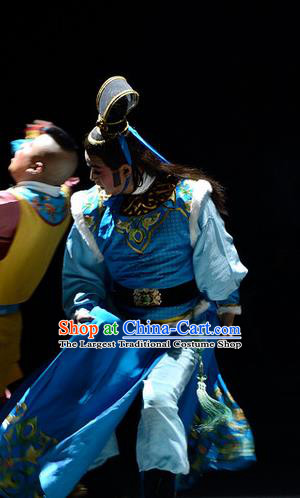 Ba Ersi Yu Shi Chinese Shanxi Opera Young Male Ahmed Apparels Costumes and Headpieces Traditional Jin Opera Xiaosheng Garment Prince Clothing