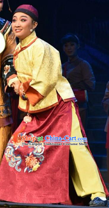 Wang Jia Da Yuan Chinese Shanxi Opera Young Boy Apparels Costumes and Headpieces Traditional Jin Opera Childe Garment Qing Dynasty Clothing