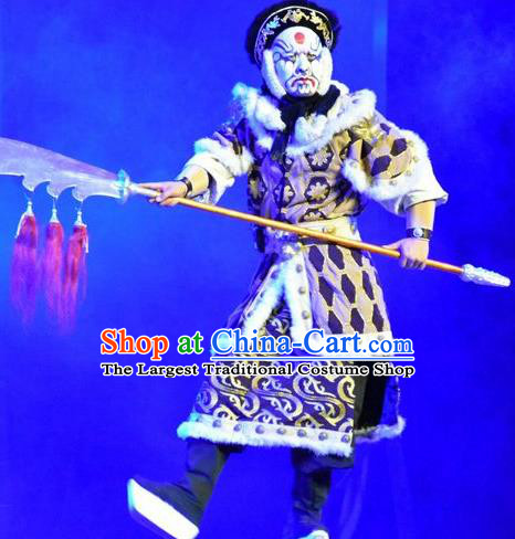 Mulan Joins the Army Chinese Shanxi Opera Soldier Apparels Costumes and Headpieces Traditional Jin Opera Takefu Garment Martial Male Wusheng Clothing