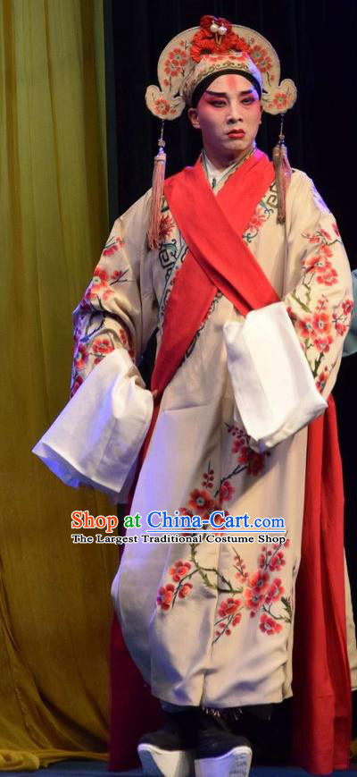 The Butterfly Chalice Chinese Shanxi Opera Niche Apparels Costumes and Headpieces Traditional Jin Opera Xiaosheng Garment Childe Tian Yuchuan Clothing