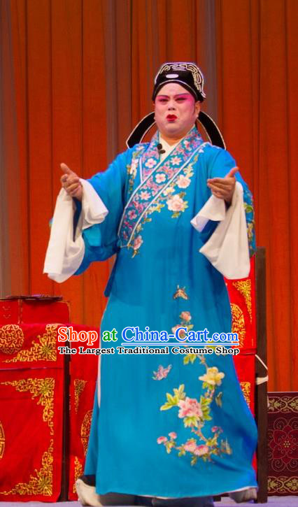 Zi Mei Yi Jia Chinese Lu Opera Scholar Apparels Costumes and Headpieces Traditional Shandong Opera Niche Garment Xiaosheng Mao Ji Clothing