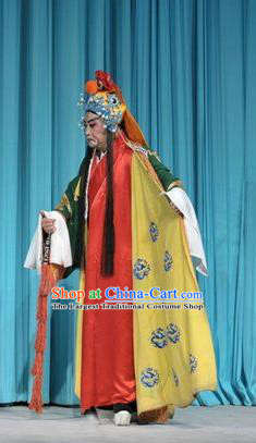 Forced Marriage Chinese Lu Opera Bully Hong Yanlong Apparels Costumes and Headpieces Traditional Shandong Opera Noble Male Garment Martial Man Clothing