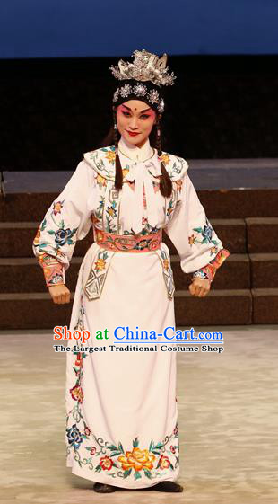 General Ma Chao Chinese Guangdong Opera Young Male Apparels Costumes and Headpieces Traditional Cantonese Opera Takefu Garment Wusheng Clothing