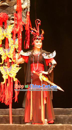 Chinese Historical Drama Princess Hu Die Ancient Swordswoman Sha Yao Garment Costumes Traditional Ethnic Girl Dance Dress Apparels and Headdress