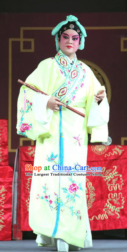 Chinese Sichuan Opera Xiaosheng Apparels Costumes and Headpieces Peking Opera Highlights Young Male Garment Han Xiangzi Clothing