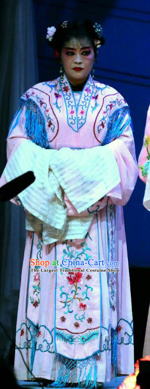 Chinese Sichuan Opera Highlights Servant Girl Garment Costumes and Headdress Traditional Peking Opera Maid Lady Ping Er Dress Apparels